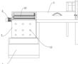 一種馬氏推臺鋸用出料機構的制作方法